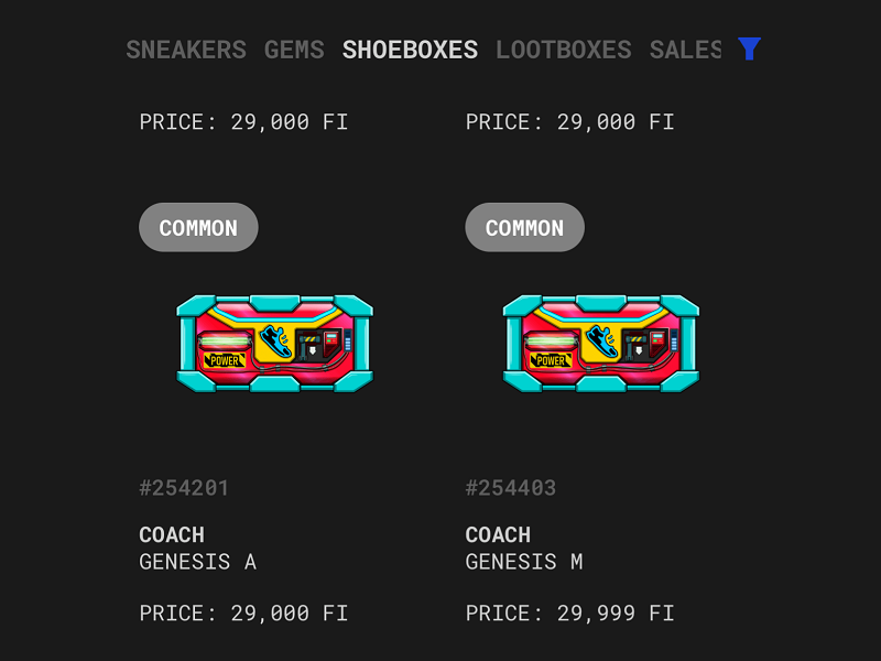 Marketplace Shoeboxes